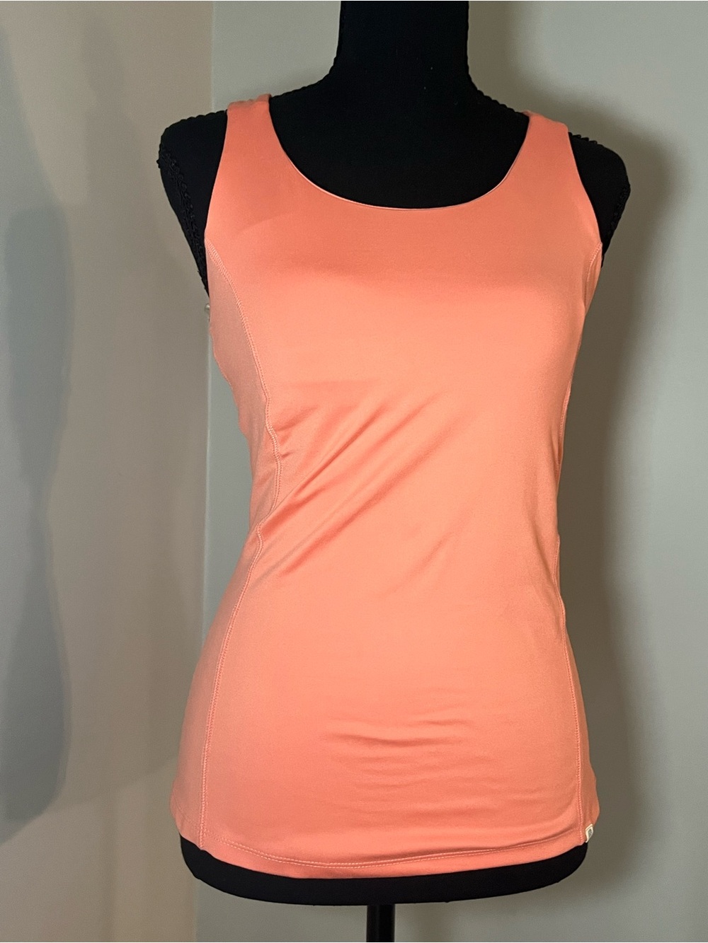 Marika Coral Scoop Neck Tank Top